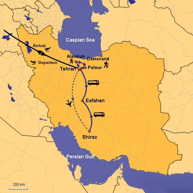 1001 Nights Tours Iran Itinerary